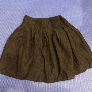 zara little black skirt